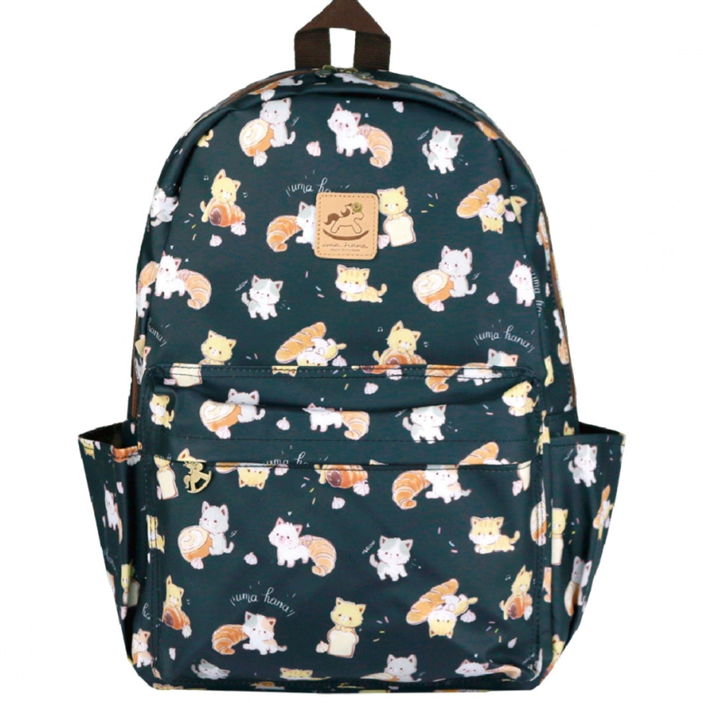 Black Cat Bakery Large Backpack Backpack Tworgis 