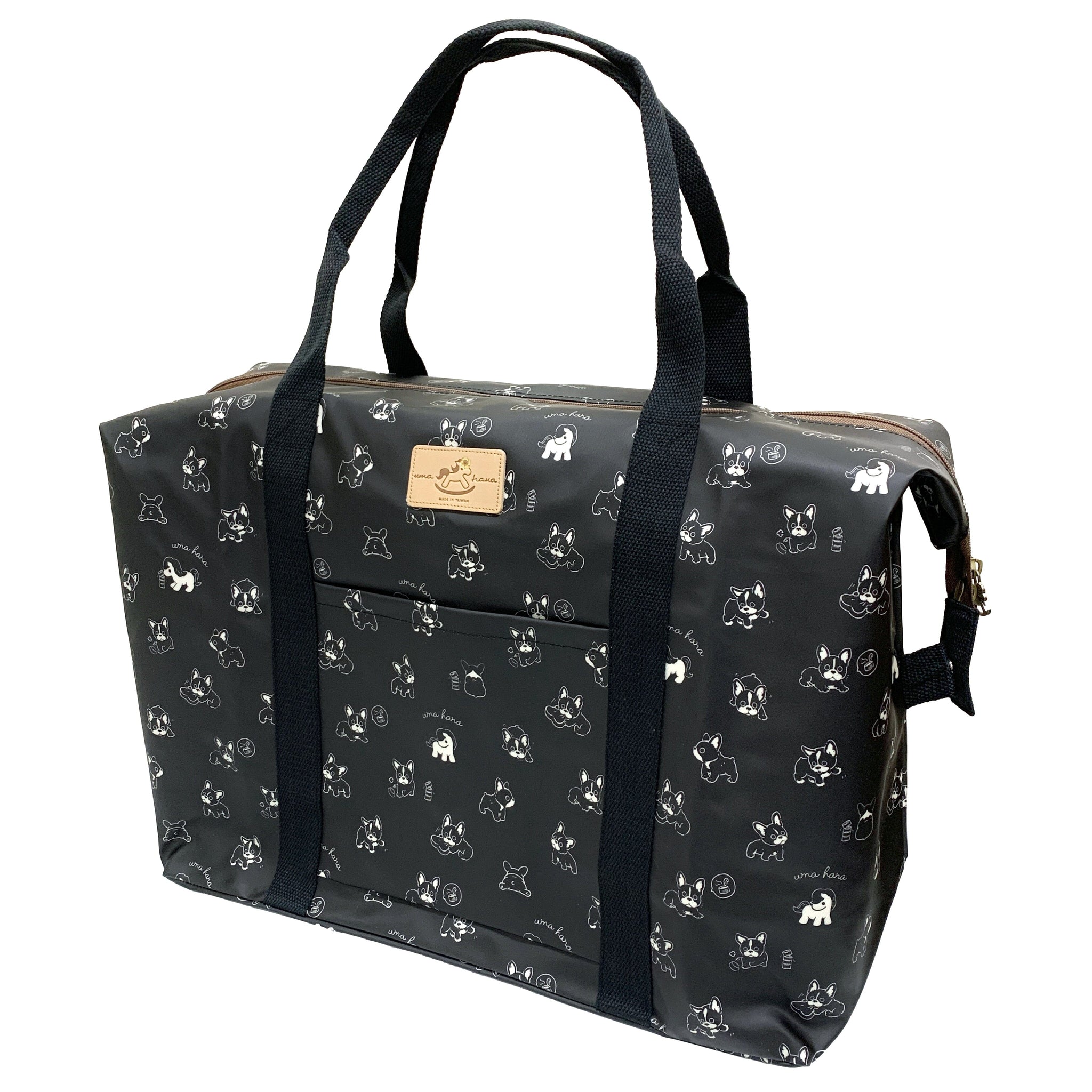 Black Frenchie Noms Extra Large Travel Tote Tote Tworgis 