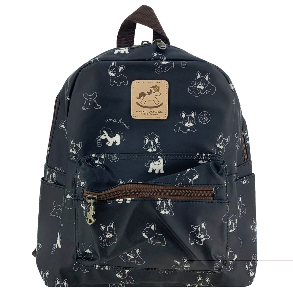 Black Frenchie Noms Small Backpack Backpack Tworgis 