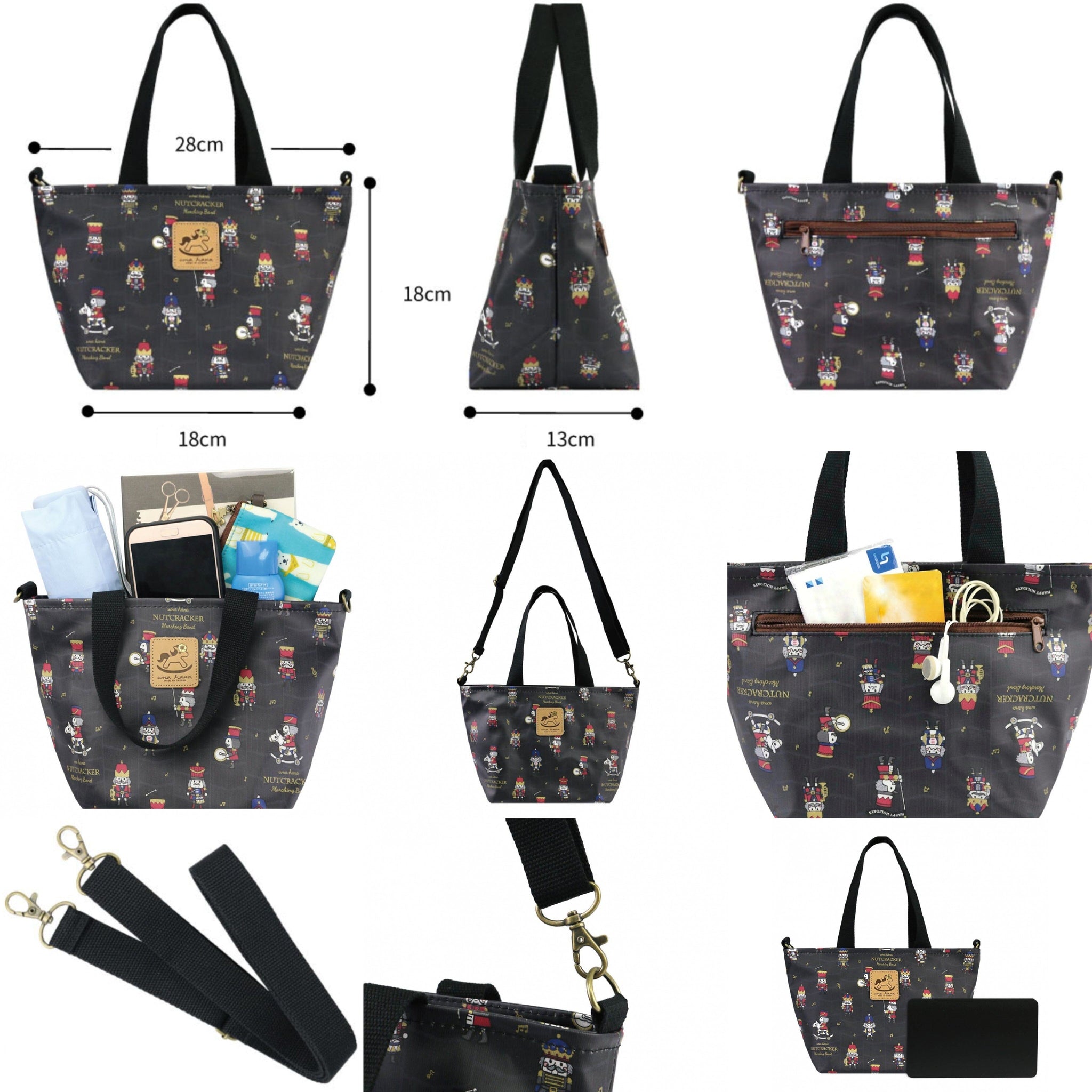 Black Galaxy Mini Travel Tote Tote Tworgis 