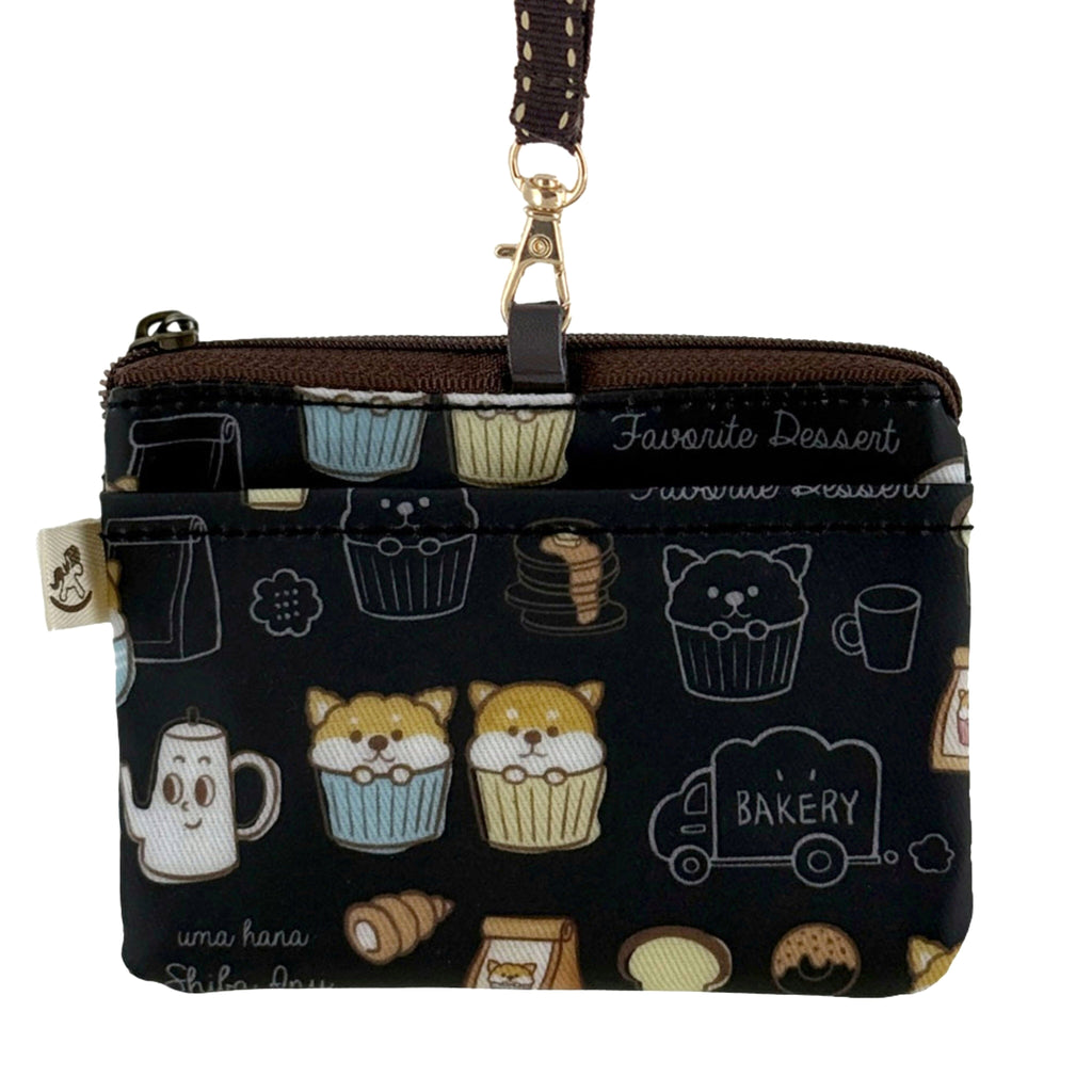 Black Shiba Bakery Card & Coin Purse Card & Coin Purse Tworgis 