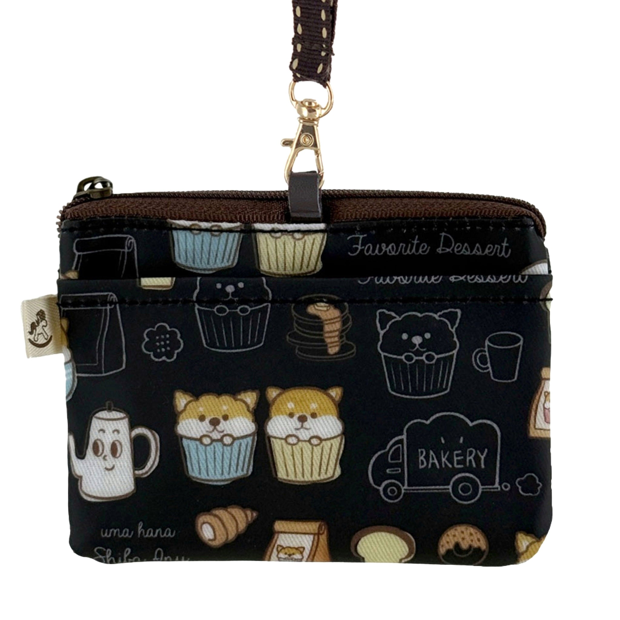 Black Shiba Bakery Card & Coin Purse Card & Coin Purse Tworgis 
