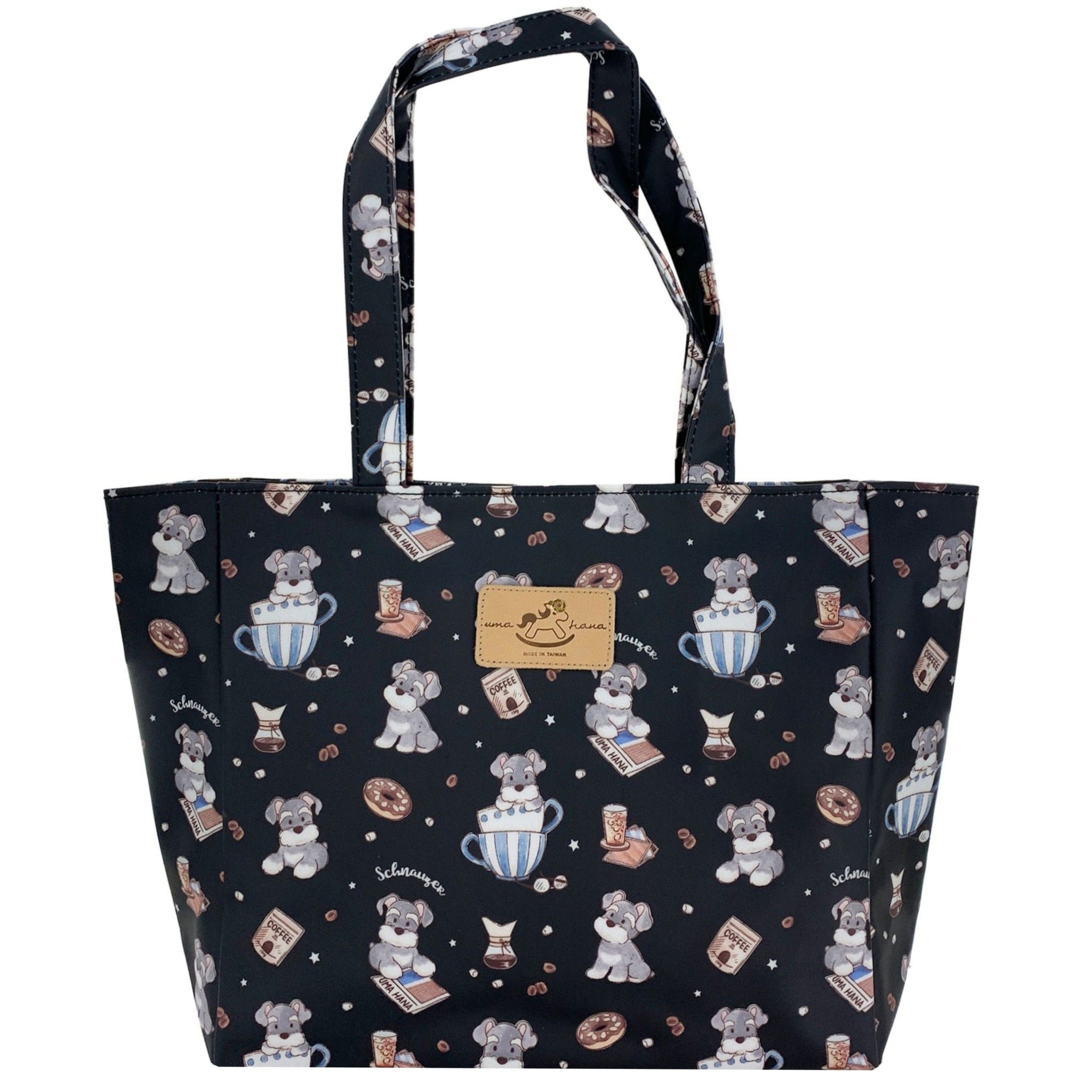 Black Sunrise Schnauzers Medium Tote Tote Tworgis 