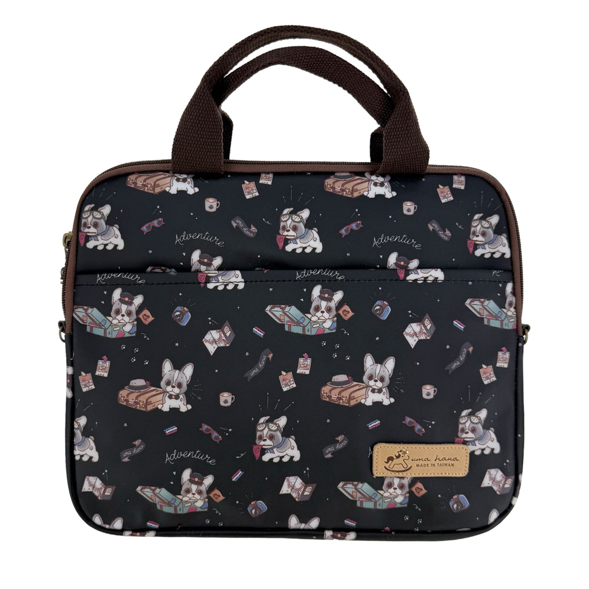 Black Travel Frenchie Tablet Case Tworgis 