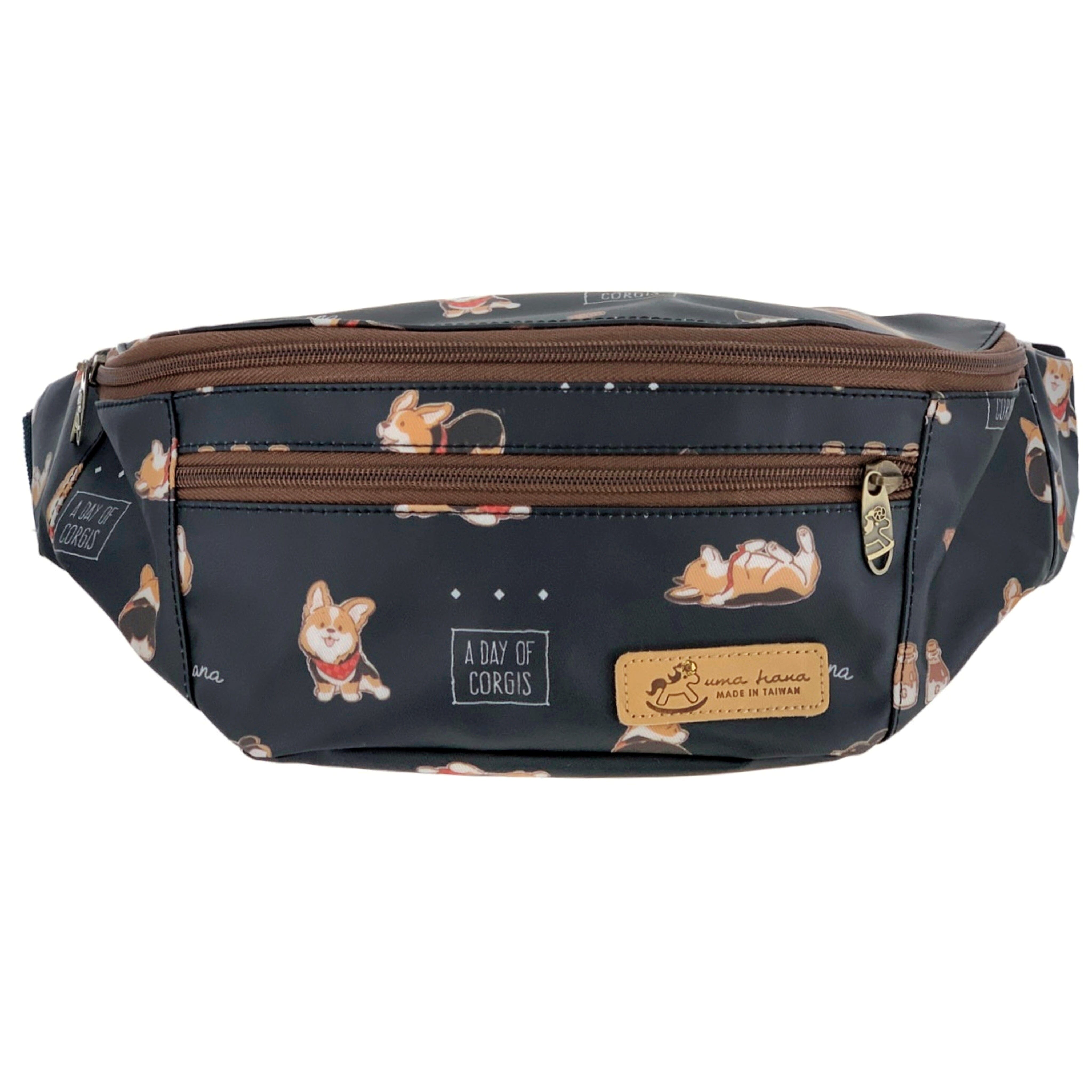 Black Tricolor Corgi Fanny Pack – Tworgis