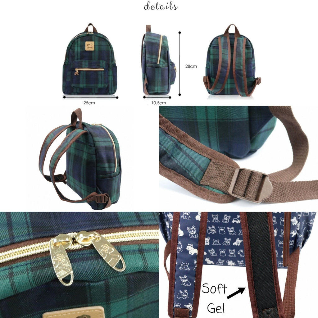 Black Corgi Puppy Small Backpack Tworgis 