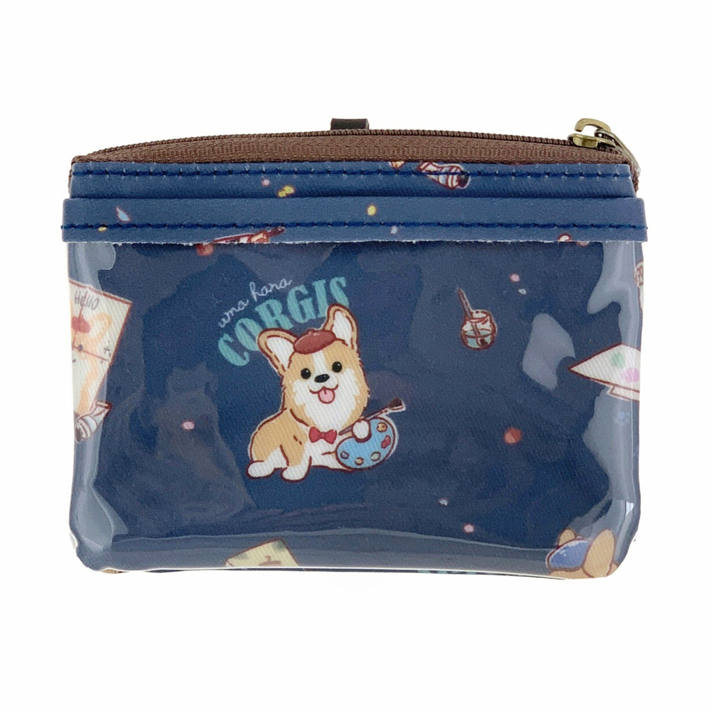 Blue Color Me Corgi Card & Coin Purse Card & Coin Purse Tworgis 