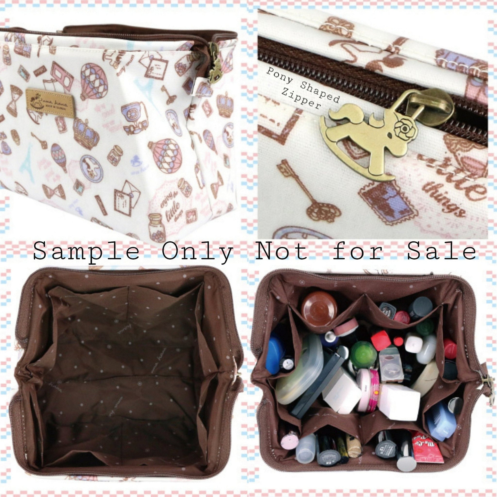 Black Corgi Puppy Large Cosmetic Bag Cosmetic Bag Tworgis 