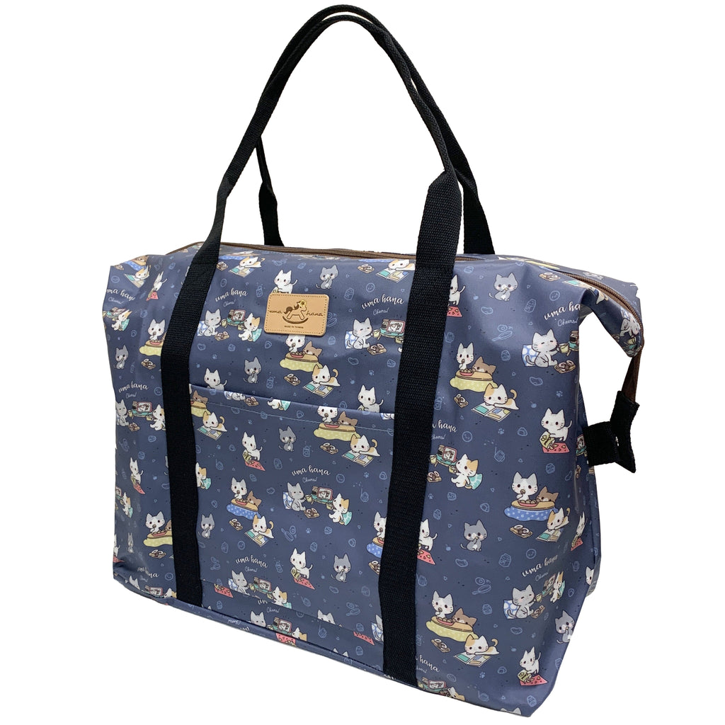 Blue Cozy Cats Extra Large Travel Tote Tote Tworgis 