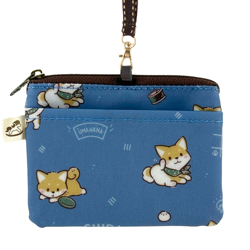 Blue Shiba Shenanigans Card & Coin Purse Card & Coin Purse Tworgis 