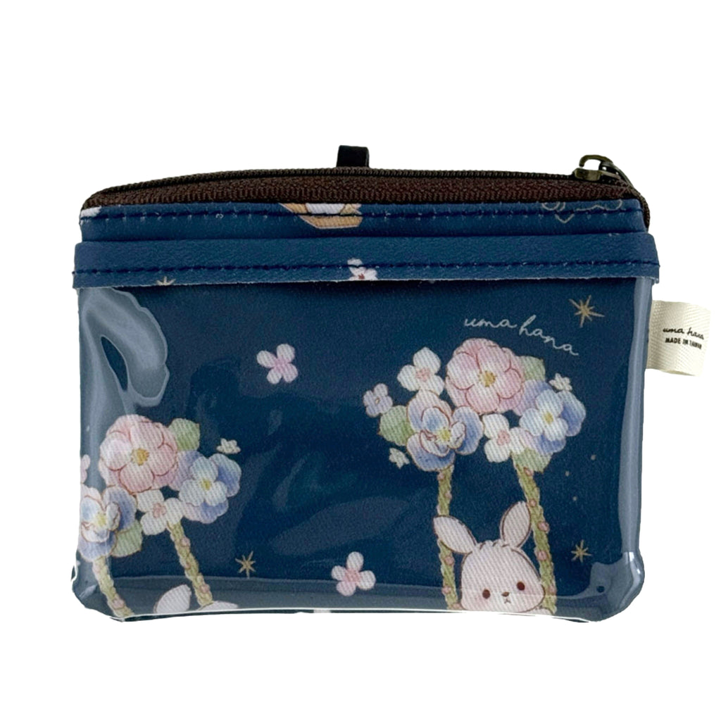 Blue Spring Bunnies Card & Coin Purse Card & Coin Purse Tworgis 