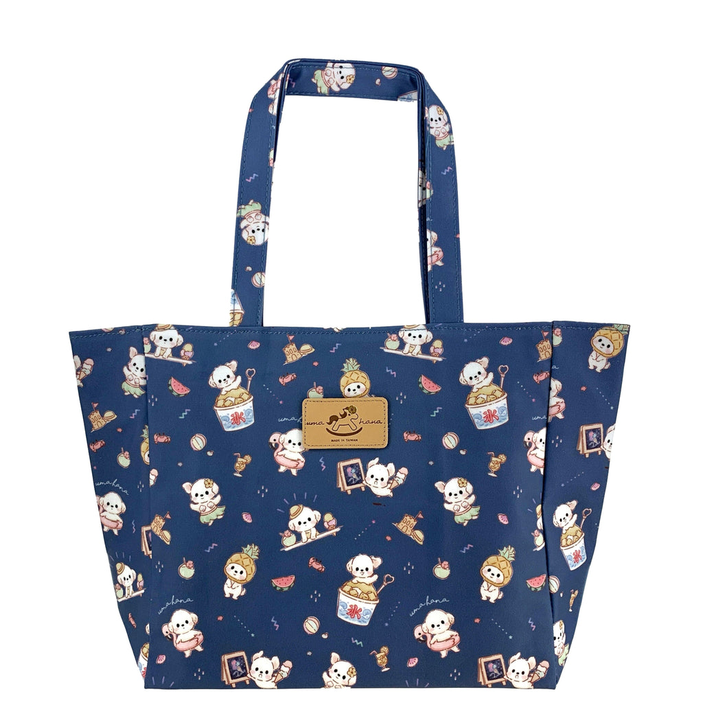 Blue Summer Tails Medium Tote Tote Tworgis 