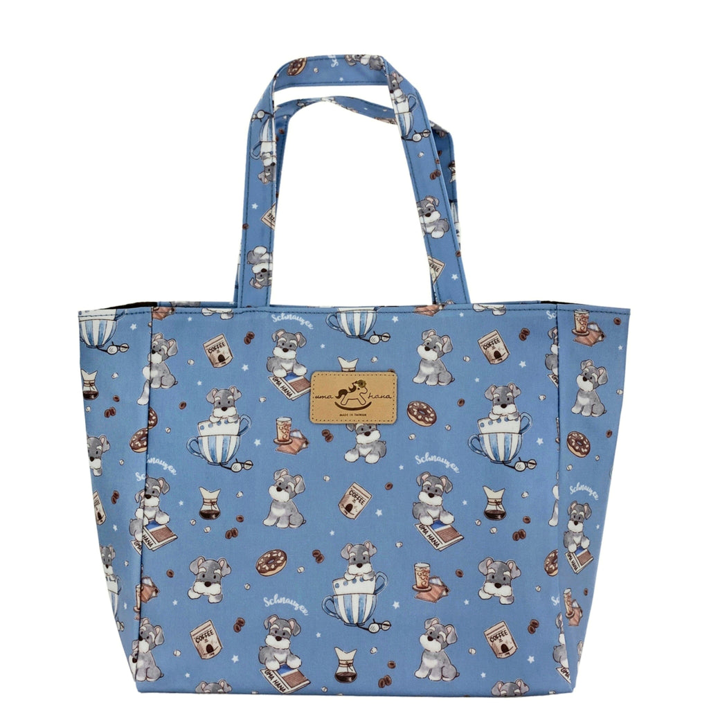 Blue Sunrise Schnauzers Medium Tote Tote Tworgis 