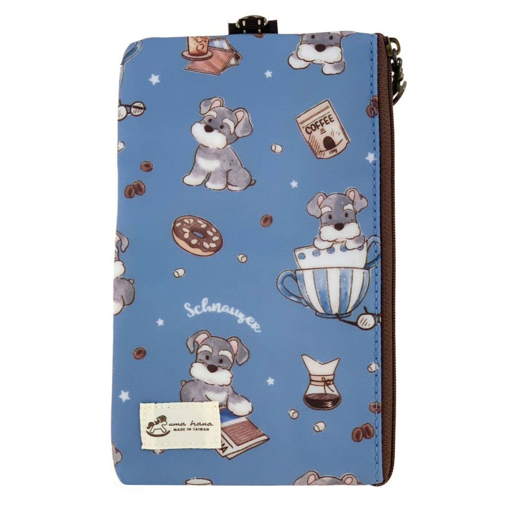 Blue Sunrise Schnauzers Phone Pouch Phone Pouch Tworgis 