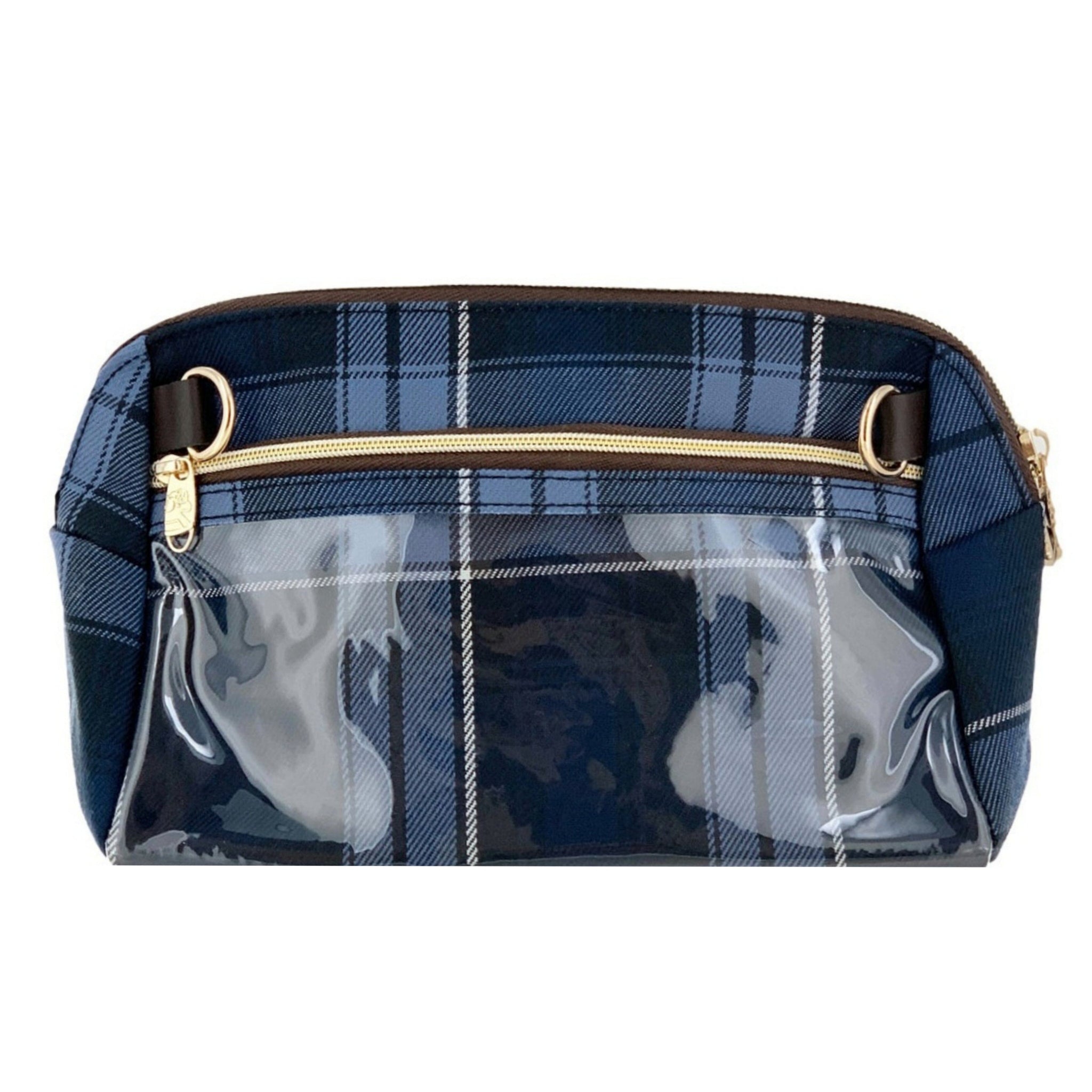 Blue Tartan Plaid Mufe Crossbody Bag Crossbody Tworgis 