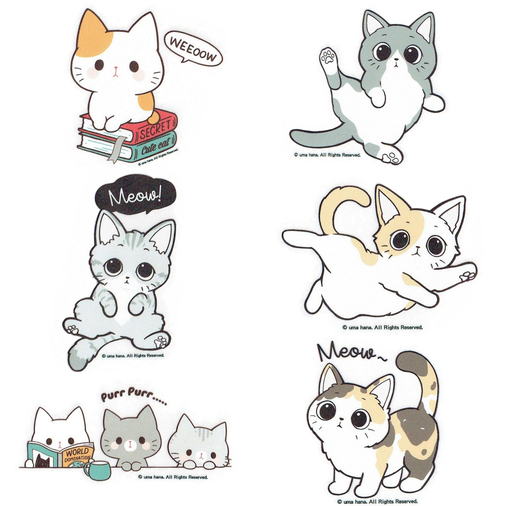 Cat Sticker Pack Sticker Tworgis 