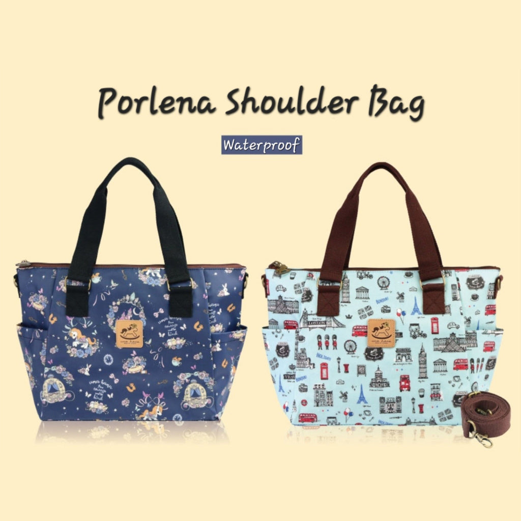 Cherry Red Color Me Corgi Porlena Bag Tote Tworgis 