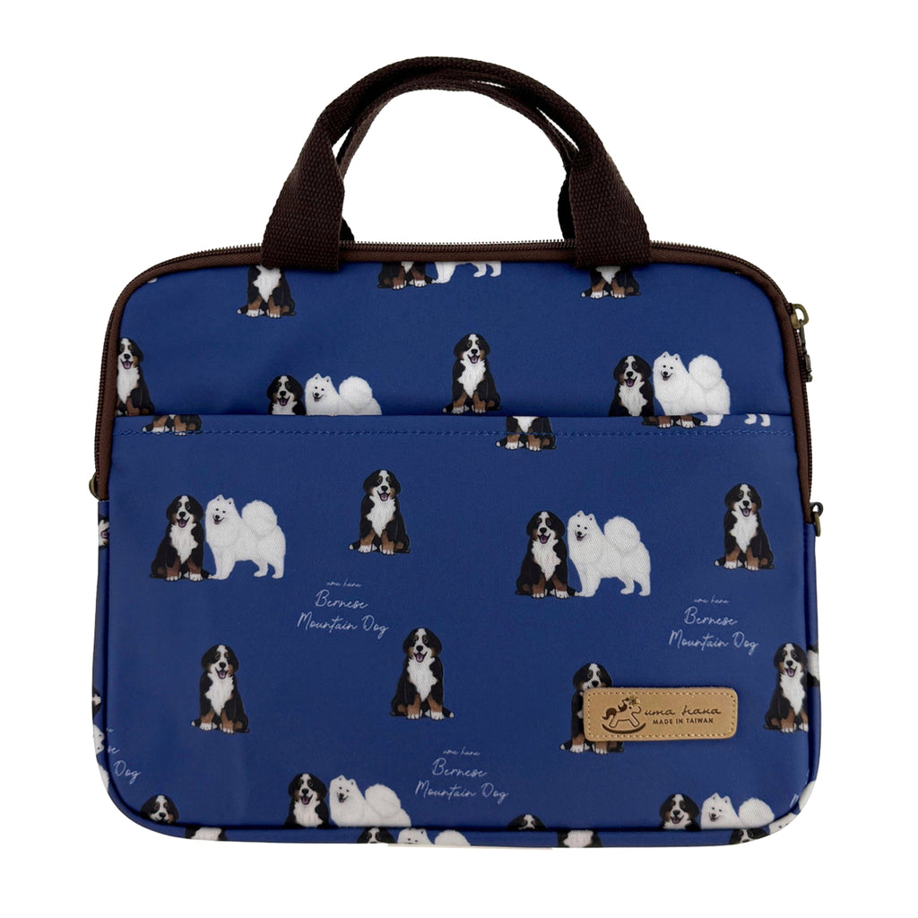 Dark Blue Bernese Samoyed Tablet Case Tworgis 
