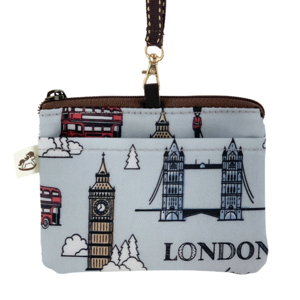 Gray London Paris Card & Coin Purse Tworgis 