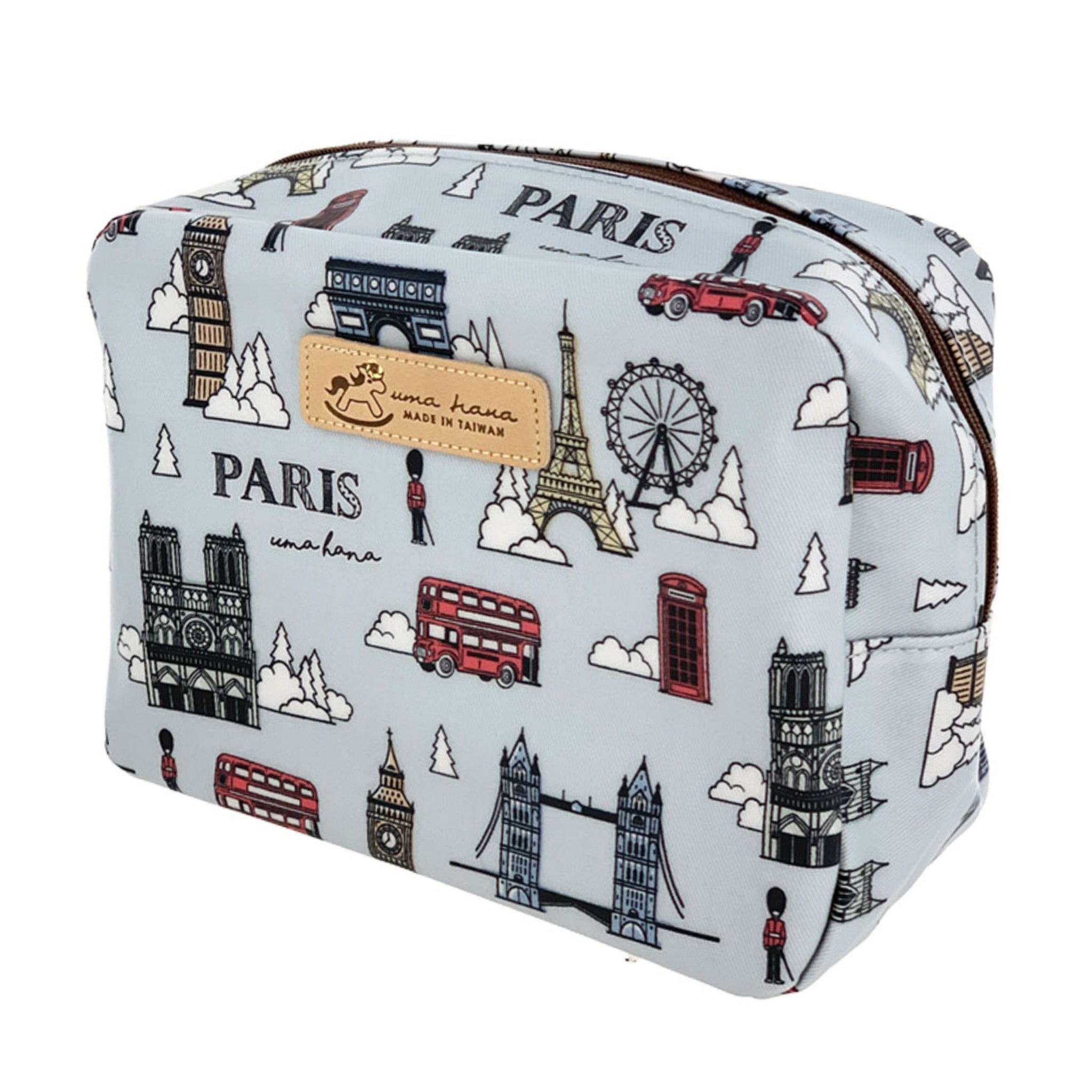 Gray London Paris Cube Cosmetic Bag