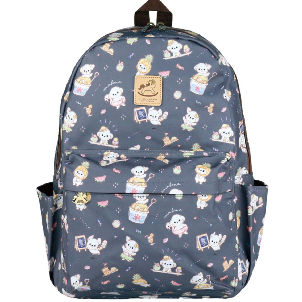 Gray Summer Tails Large Backpack Backpack Tworgis 