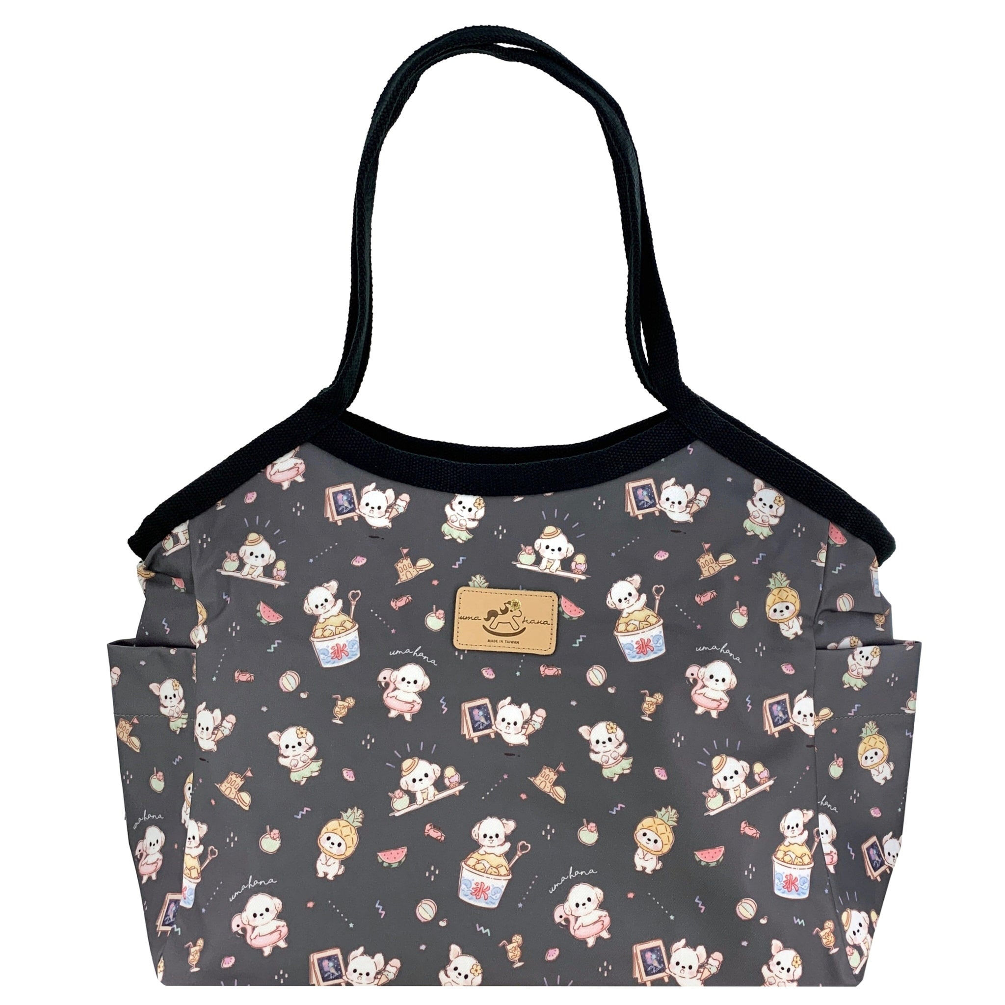 Gray Summer Tails Trapeze Shoulder Tote Tote Tworgis 