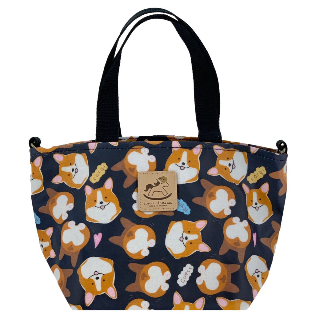 Midnight Blue Corgi Momo Mini Travel Tote Tote Tworgis 