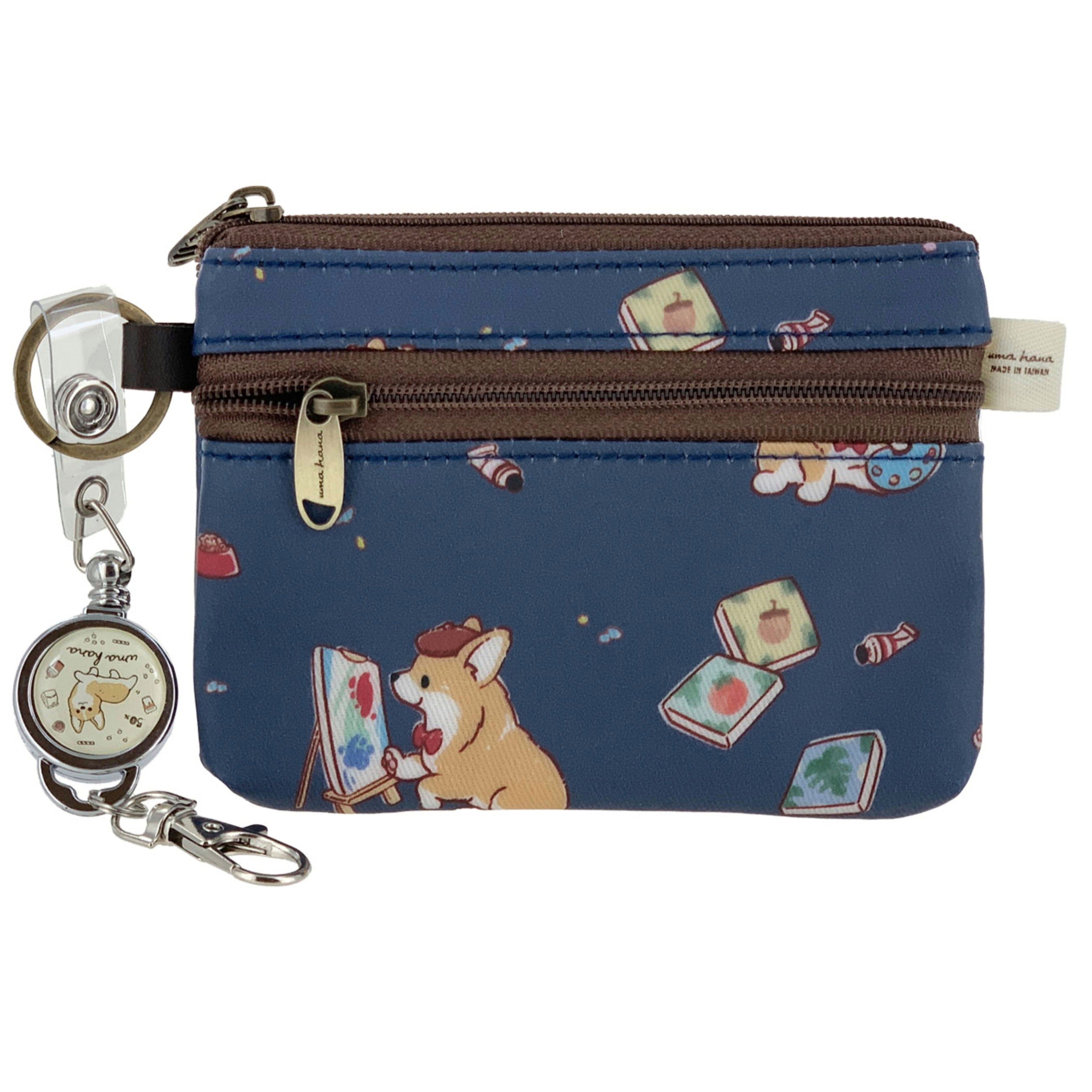 Navy blue coin purse cheap