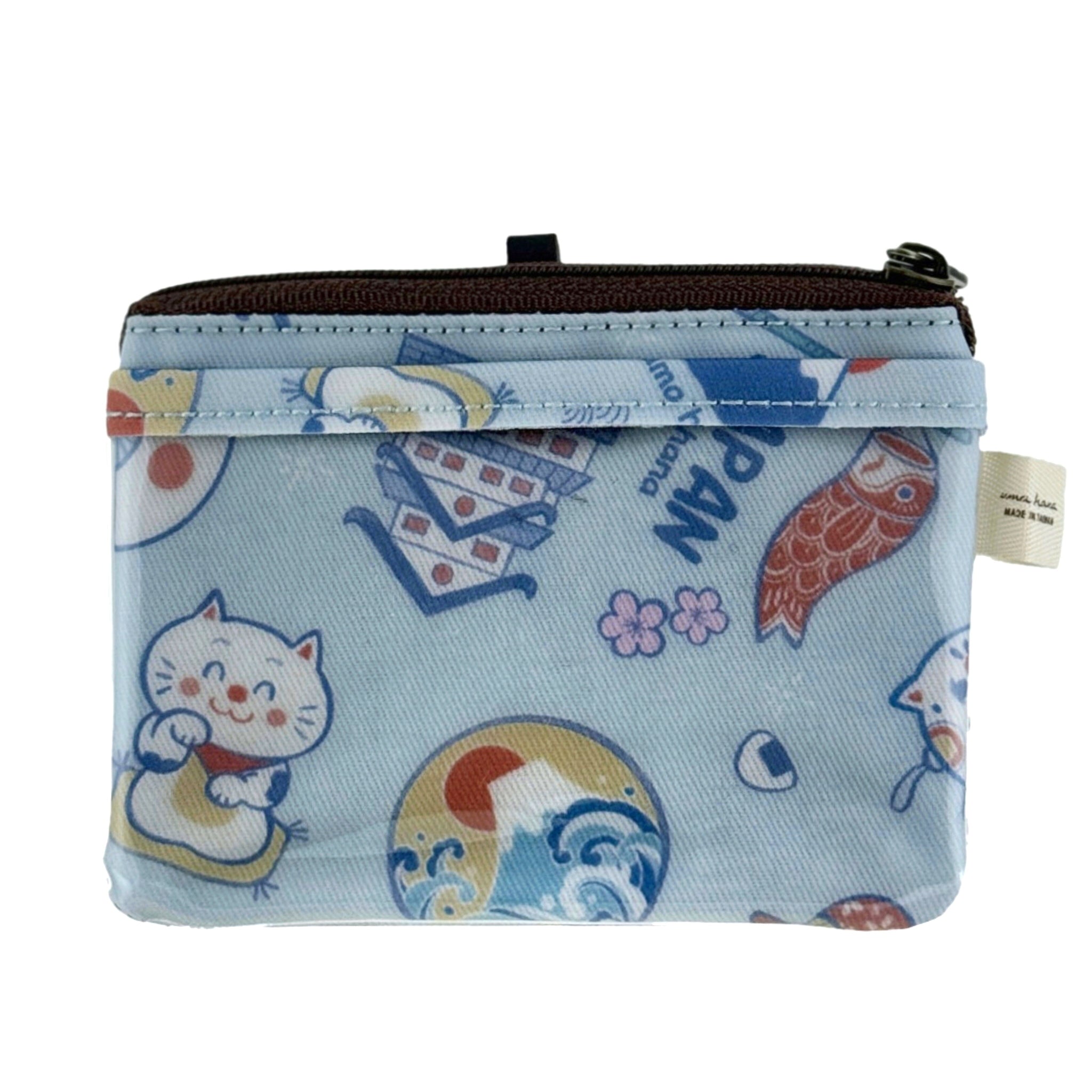 Pastel Blue Lucky Japan Card & Coin Purse Card & Coin Purse Tworgis 