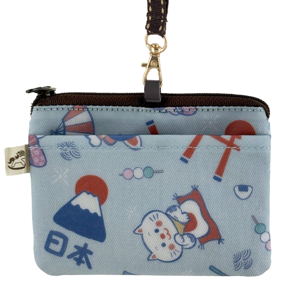 Pastel Blue Lucky Japan Card & Coin Purse Card & Coin Purse Tworgis 