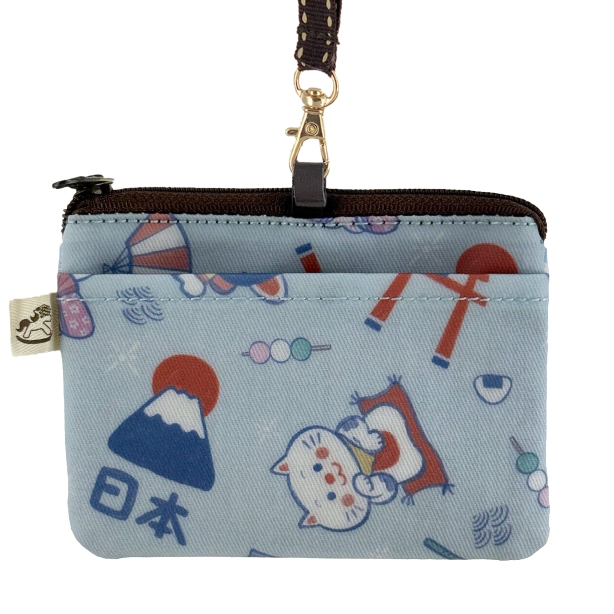 Pastel Blue Lucky Japan Card & Coin Purse Card & Coin Purse Tworgis 