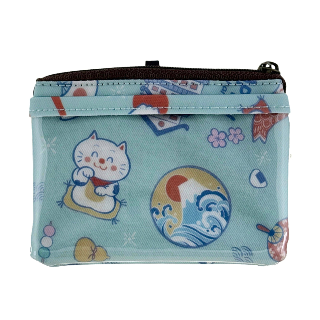 Pastel Teal Lucky Japan Card & Coin Purse Card & Coin Purse Tworgis 