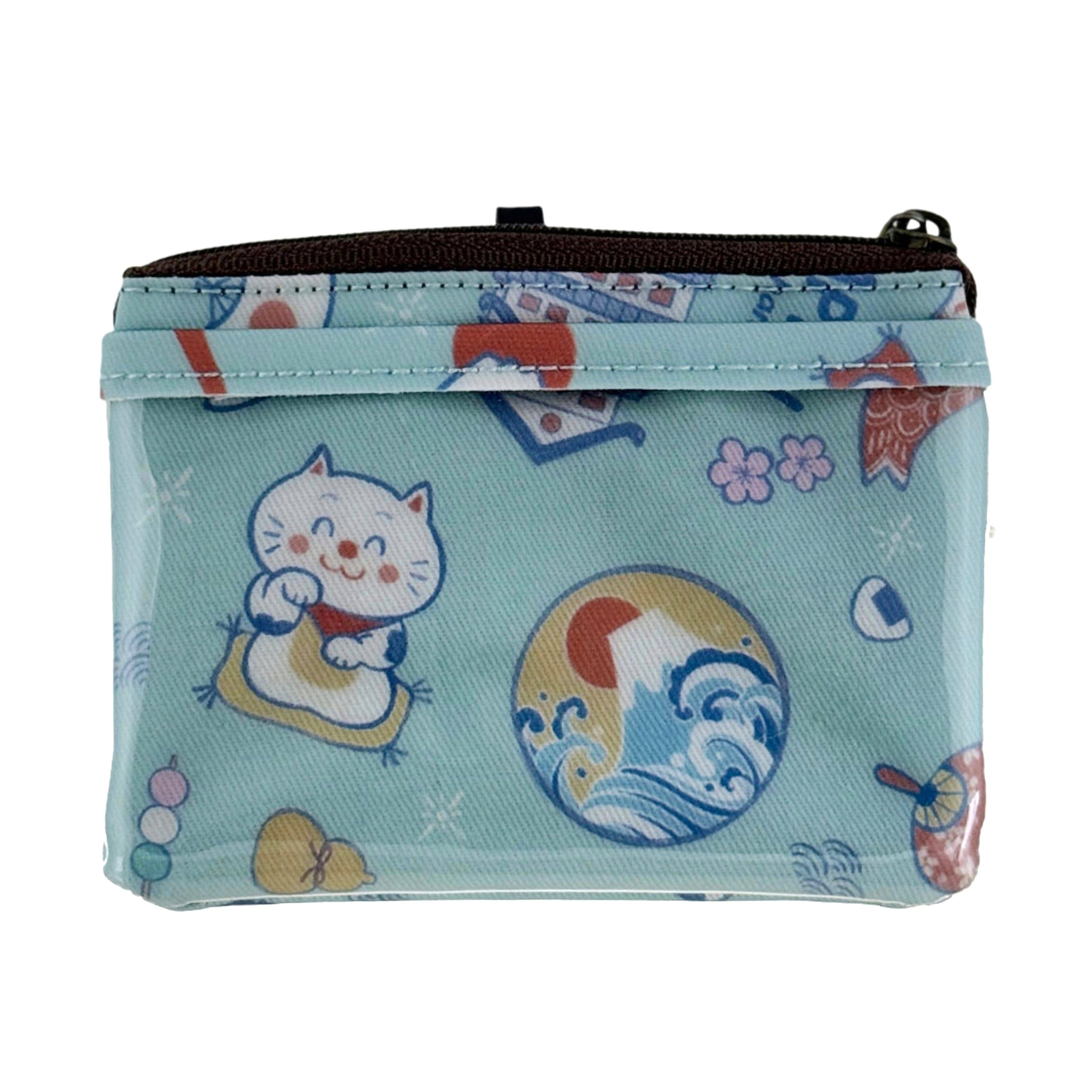 Pastel Teal Lucky Japan Card & Coin Purse Card & Coin Purse Tworgis 