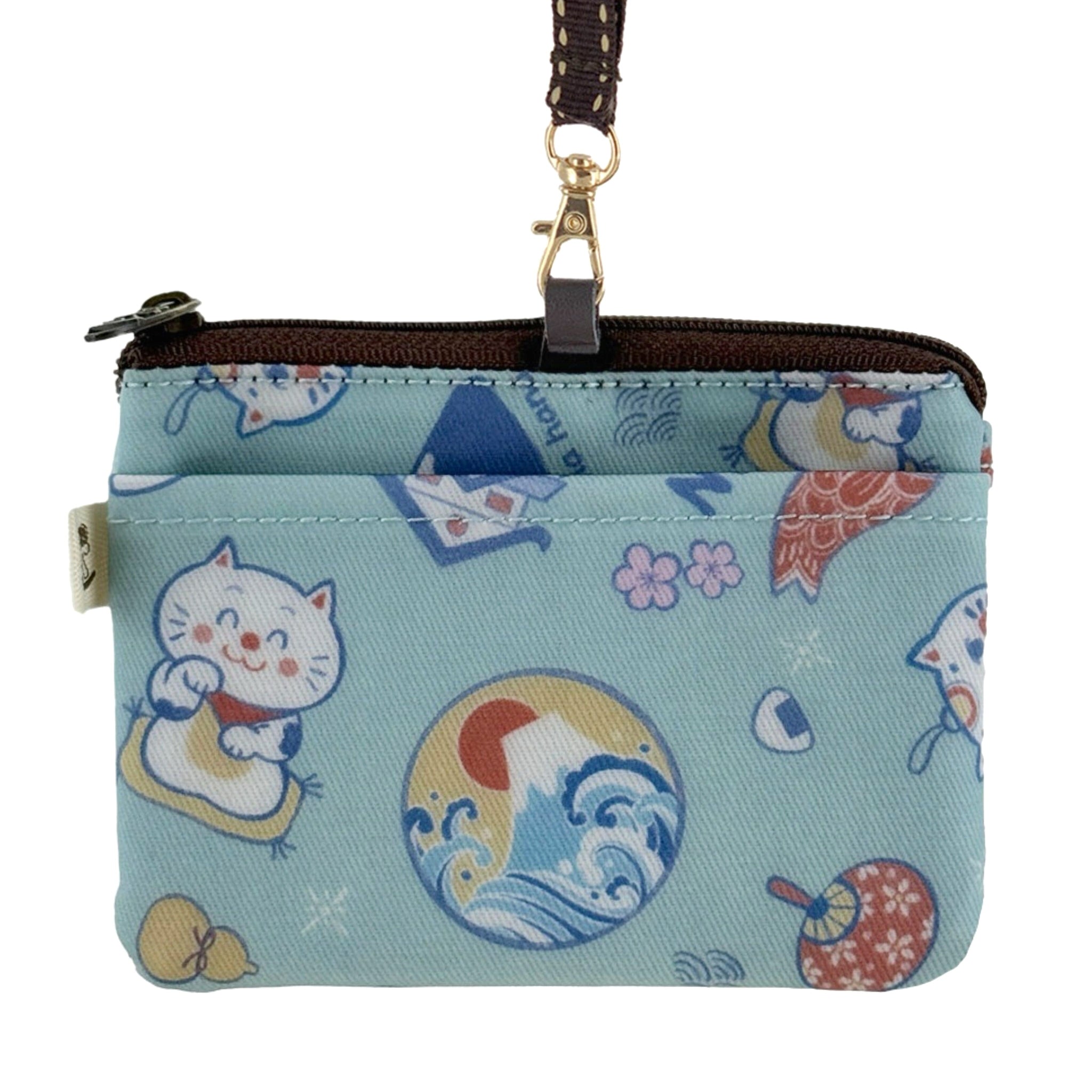 Pastel Teal Lucky Japan Card & Coin Purse Card & Coin Purse Tworgis 