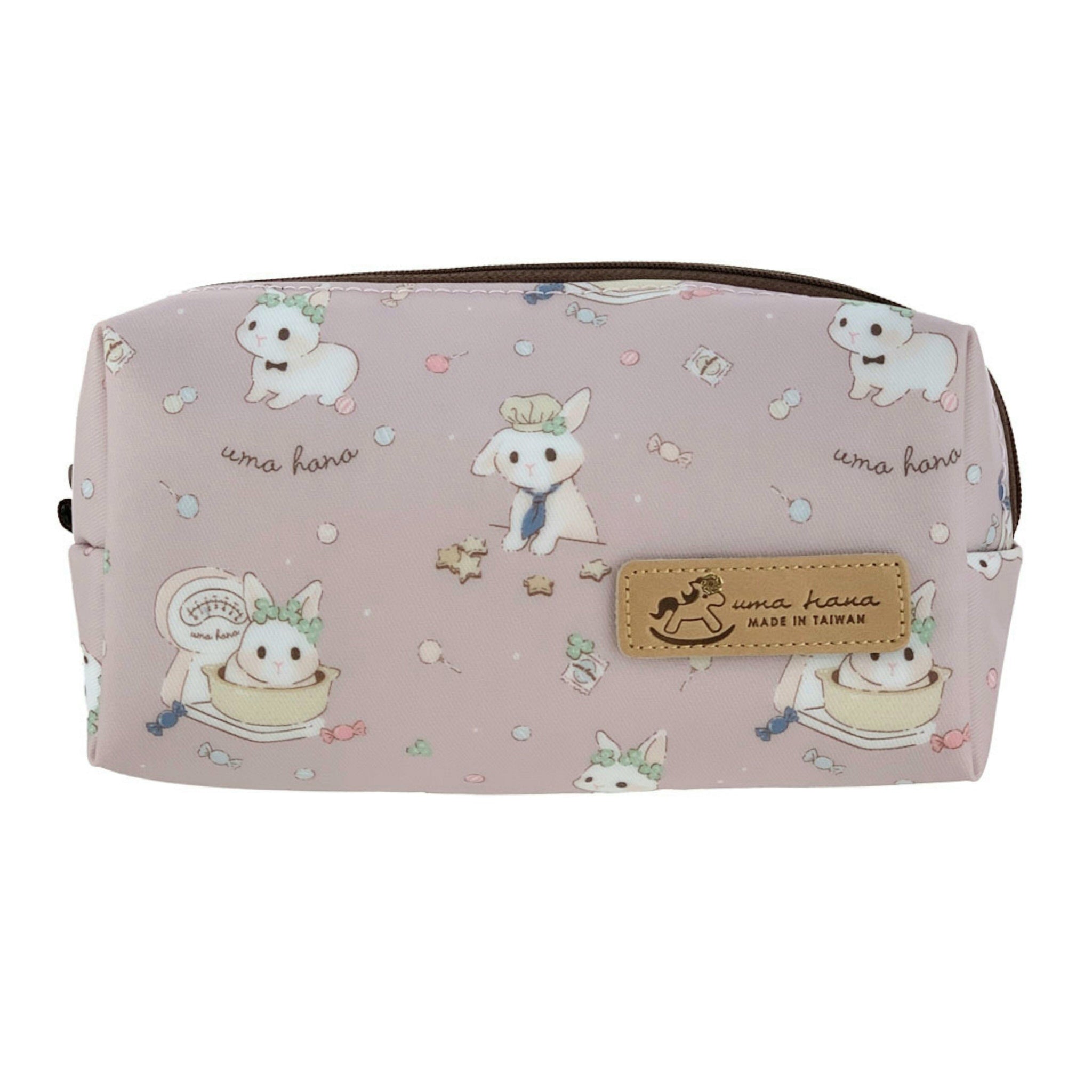 Pink Chef Rabbit Rectangle Cosmetic Bag