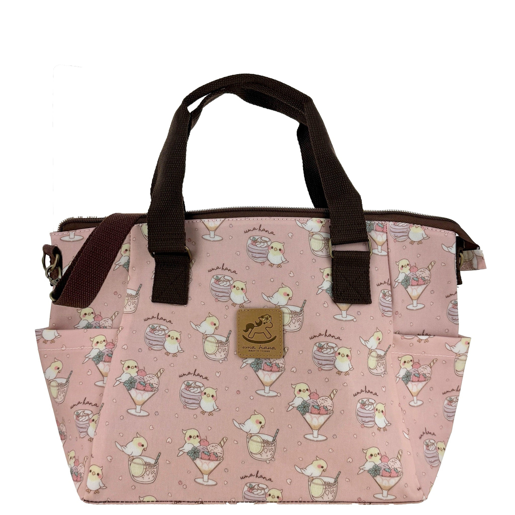 Pink Cockatiel Porlena Shoulder Bag Tote Tworgis 