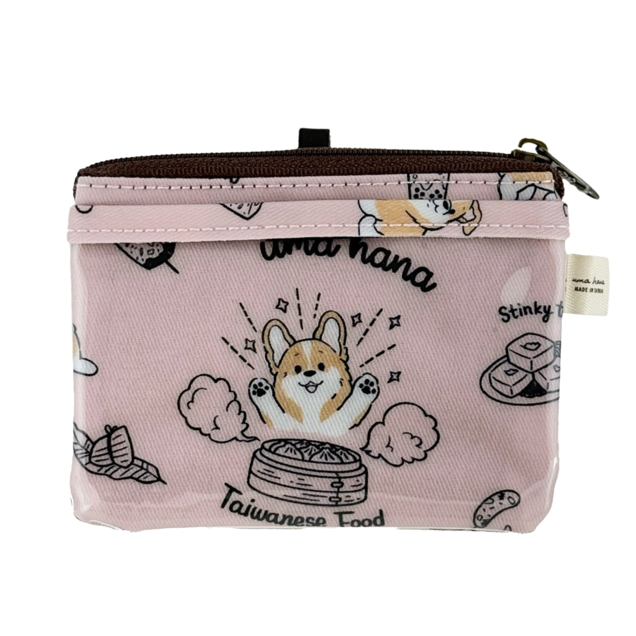 Pink Corgi Noms Card & Coin Purse Card & Coin Purse Tworgis 