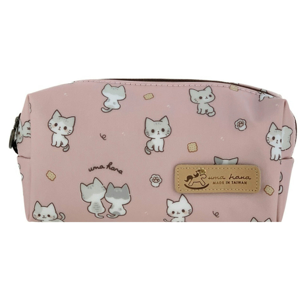 Pink Crumbs & Kittens Rectangle Cosmetic Bag