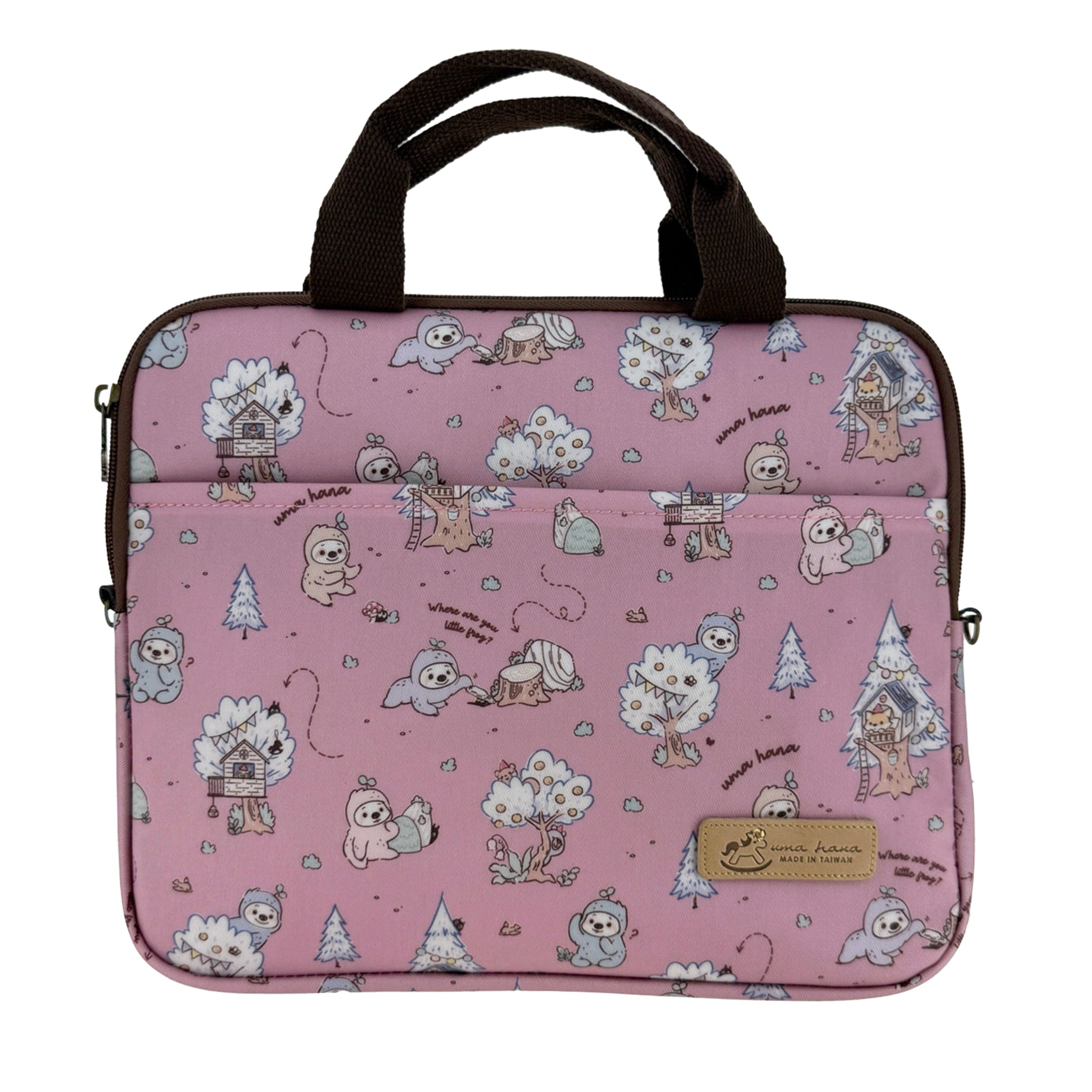 Pink Playful Sloths Tablet Case Tworgis 