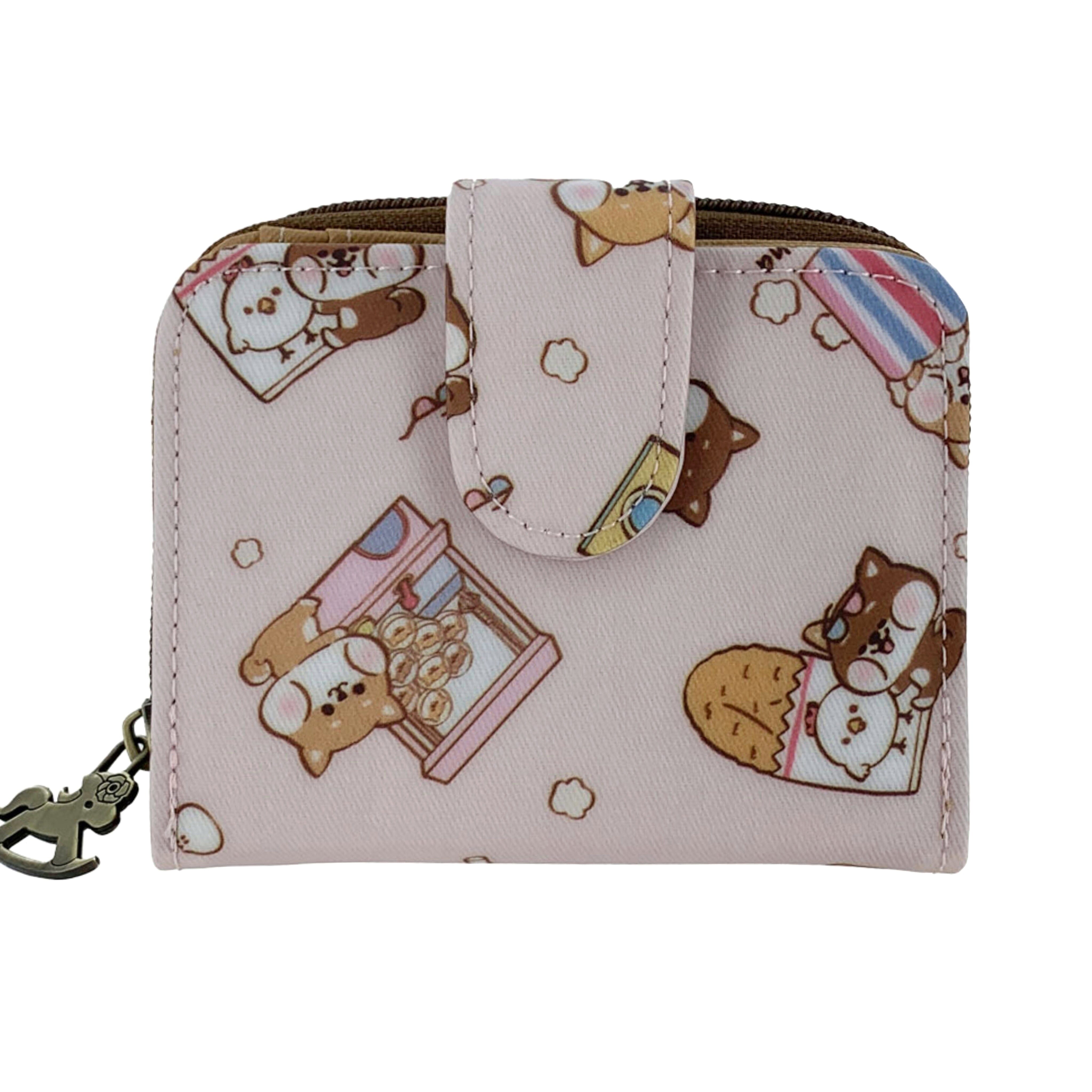Pink Shiba Snacks Short Wallet – Tworgis