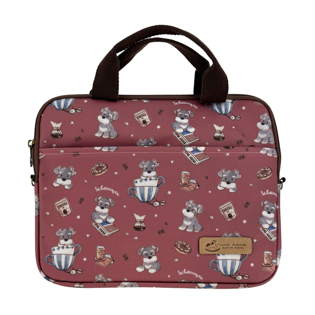 Pink Sunrise Schnauzers Tablet Case Tworgis 