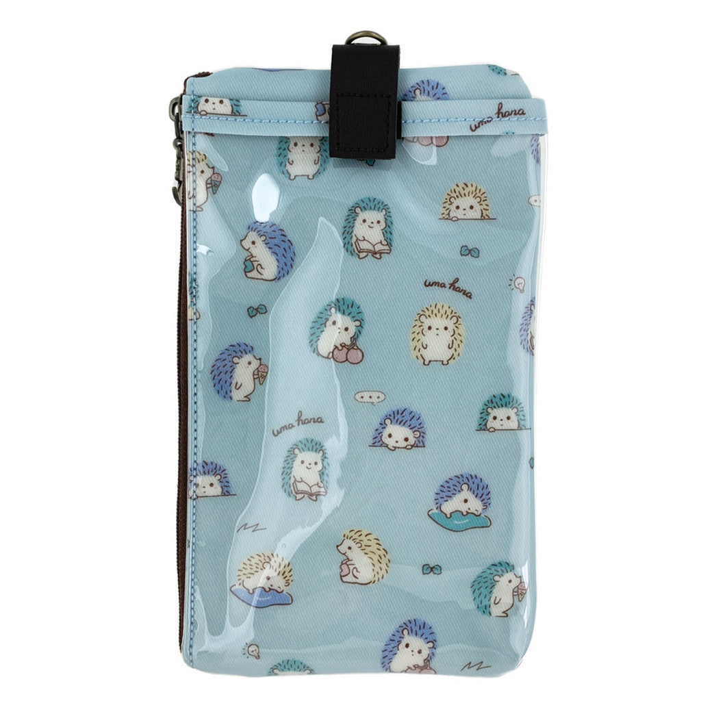 Baby Blue Hedgehog Phone Pouch