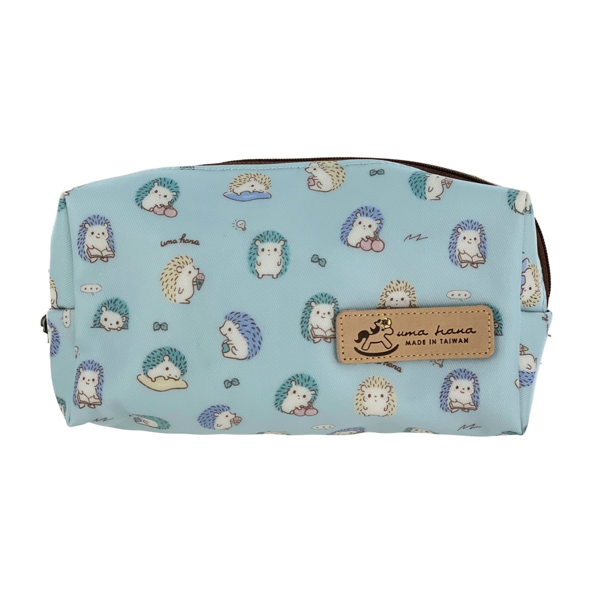Baby Blue Hedgehog Rectangle Cosmetic Bag Cosmetic Bag Tworgis 