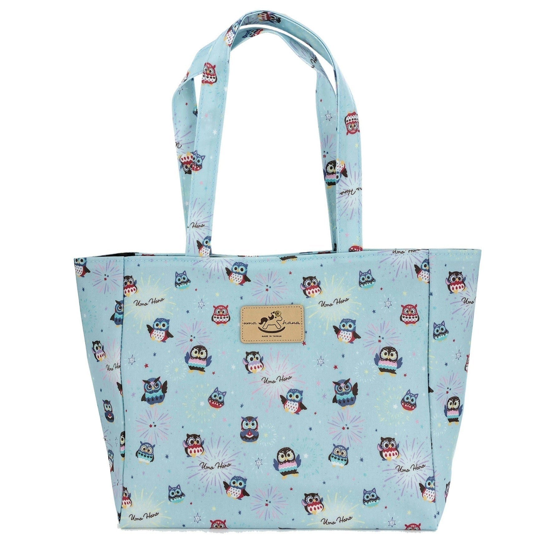 Baby Blue Nocturnal Sparks Medium Tote