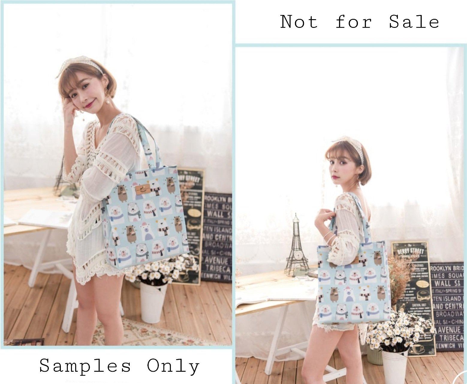 Baby Blue Taiwan Love Large Tote Tote Tworgis 