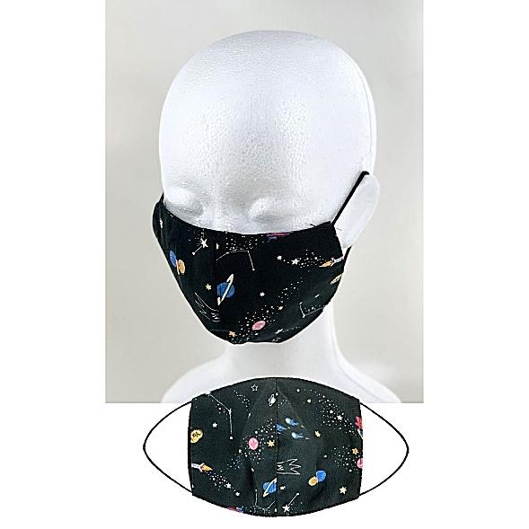 Black Galaxy Mask Face Mask Tworgis 