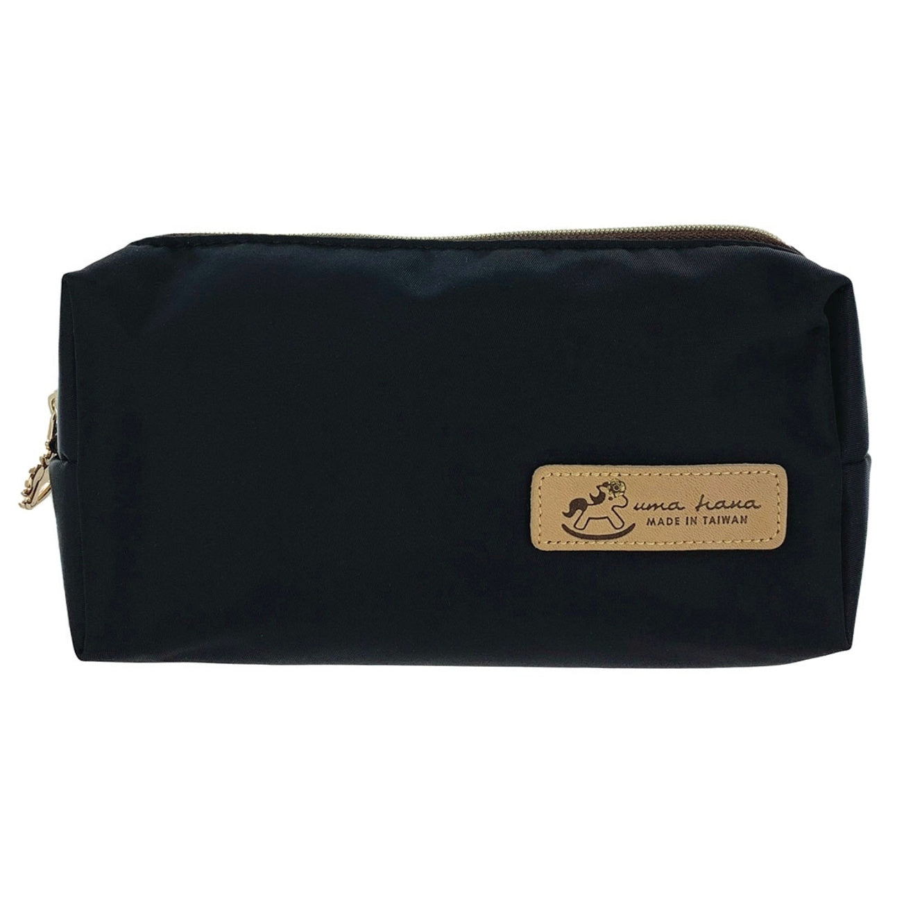 Black Rectangle Cosmetic Bag