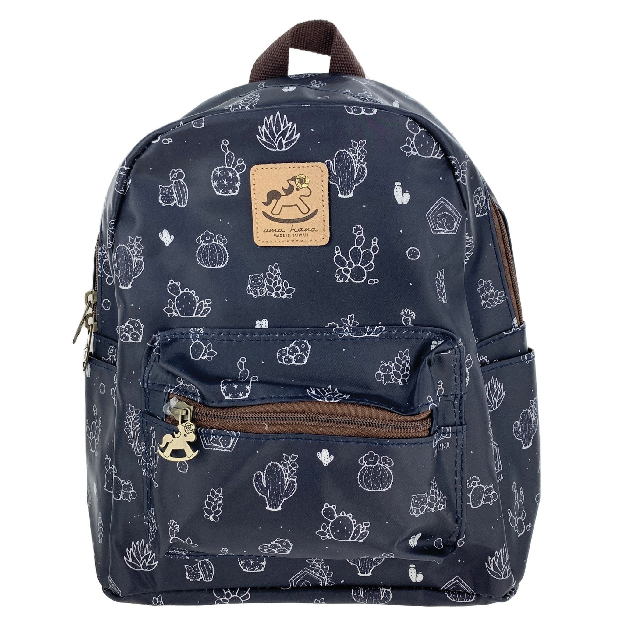 Blue Cactus Small Backpack