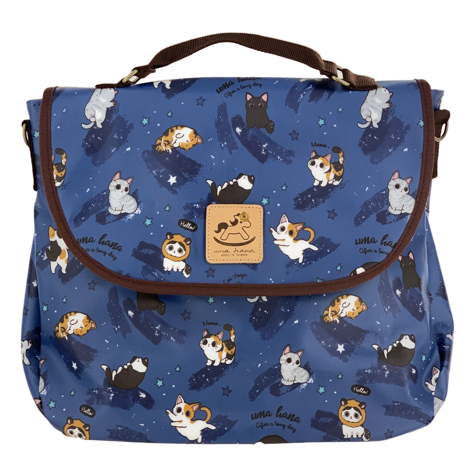 Blue Cat Yoga Triple Usage Bag Triple Usage Bag Tworgis 
