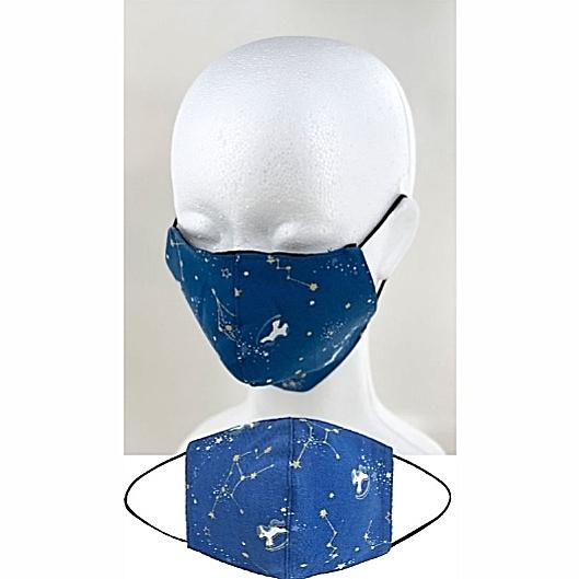 Blue Constellations Mask Face Mask Tworgis 